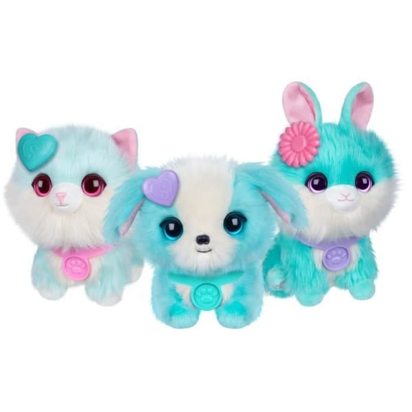 Plushdjur - SCRUFF A LUVS - Furry boll - Blå Blå