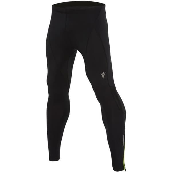 Macron Run Stretch joggingbyxor för män - Svart Svart XL