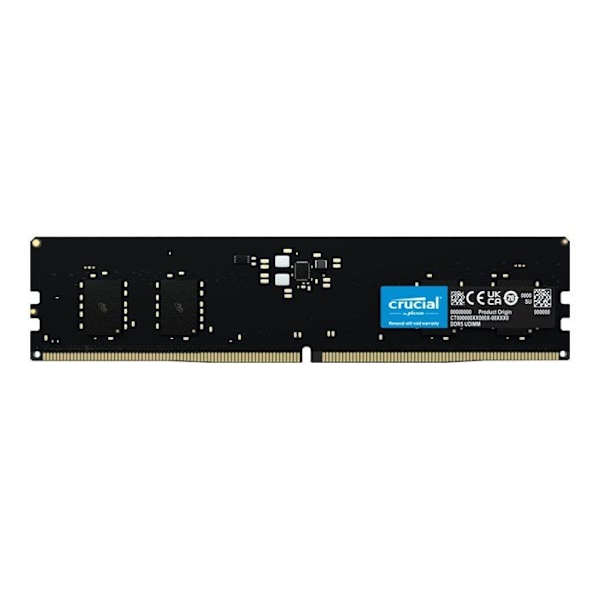 CRUCIAL RAM 8GB DDR5 5600MHZ (ELLER 5200MHZ ELLER 4800MHZ) DISKTOPMINNE