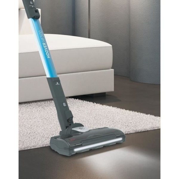 HOOVER HF522STP multifunktionsstickdammsugare, kraftfull 22V, lång autonomi 45 min, + specialborste för djurhår