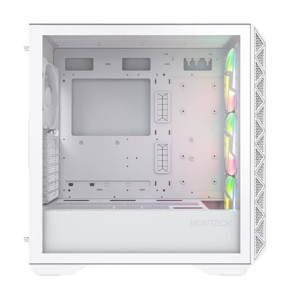 Chassi Medium Tower - Montech - AIR 903 MAX - Vit - Framsidan i nät - Stöd för radiator 360 mm