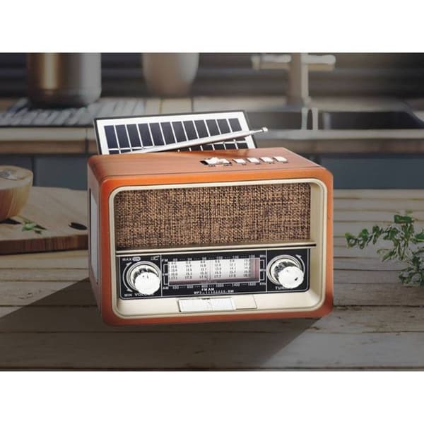Bärbar radio - LTC - LXLTC103UBT - Bluetooth - Solpanel - FM/AM/SW