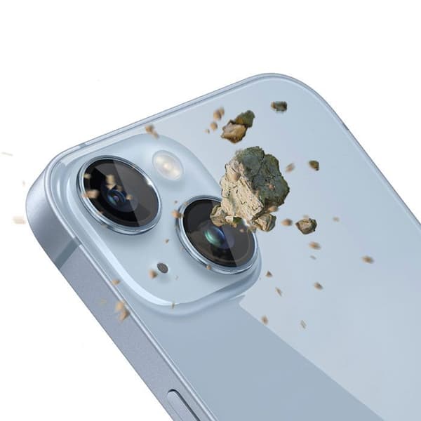 Målskydd - 3MK SKYDD - iPhone 14 Plus - Blå - Dubbel SIM - Snabbladdning