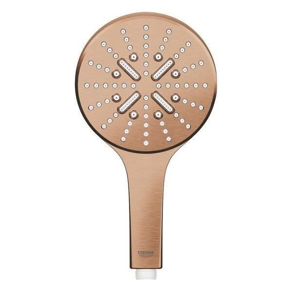 Grohe Rainshower SmartActive Handdusch 13cm 3 strålar Varm solnedgång borstad