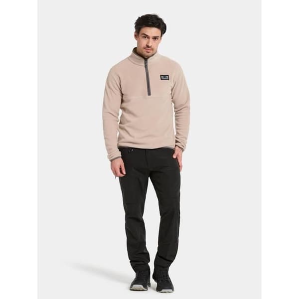 Pull demi-zip Didriksons Vito strandbeige XL