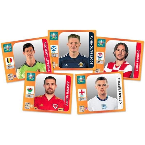 UEFA EURO 2020 Stickers 2021 Tournament Edition - Box med 50 paket - Panini - Fotboll