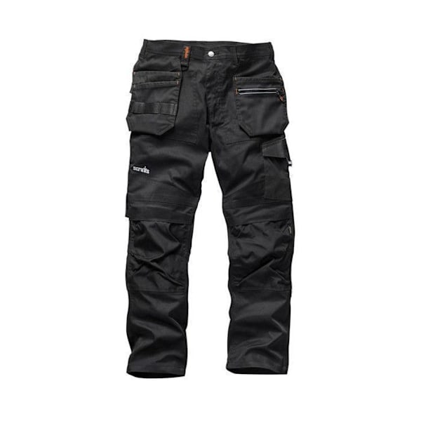 Arbetsbyxor - Scruffs - Trade Flex - Svart - Bekväm - Hållbar - Man Svart 38