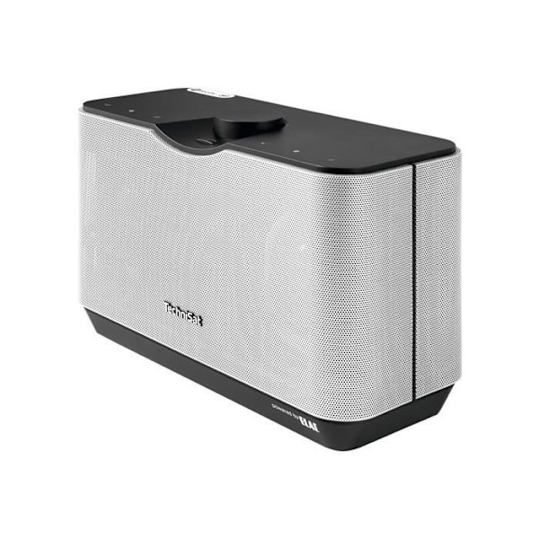 TechniSat AudioMaster MR2 trådlös högtalare - Bluetooth, Wi-Fi - 60 Watt - svart, silver Svart silver