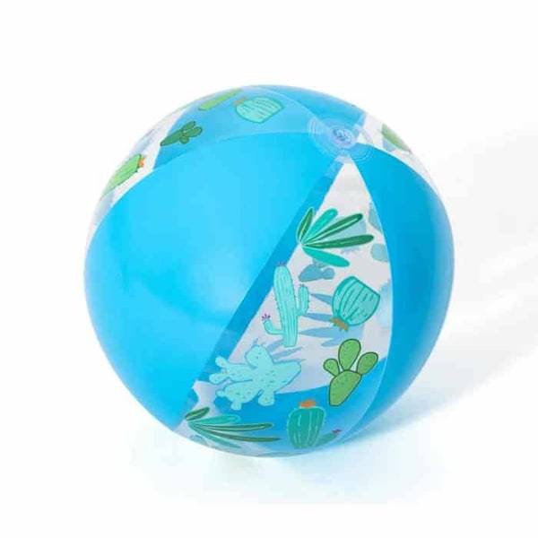 Uppblåsbar badboll - BESTWAY - Designermodell - 51 cm - Slitstark PVC - Diverse Färg