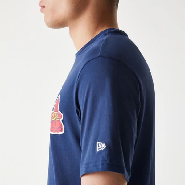 T-shirt Braves Nos MLB Regular - obsidianblå obsidianblå S