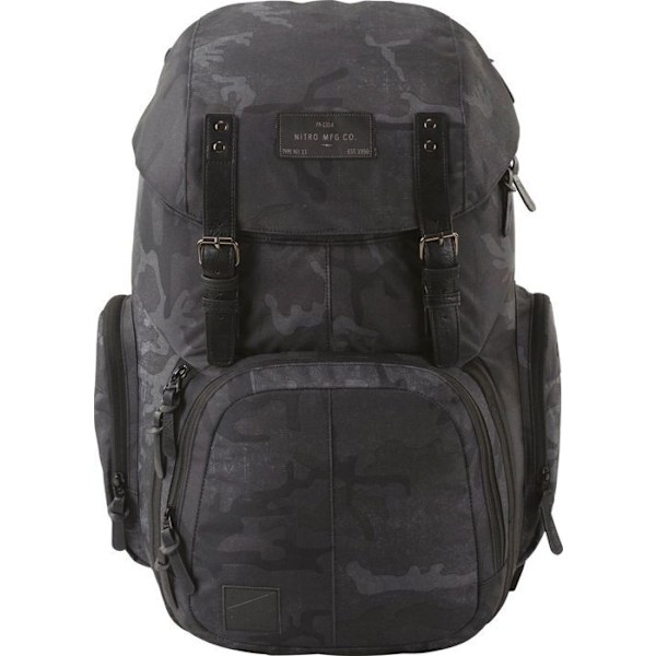 Ryggsäck - NITRO - Urban Collection Weekender - Grå - Fack för dator - Ergonomisk grå