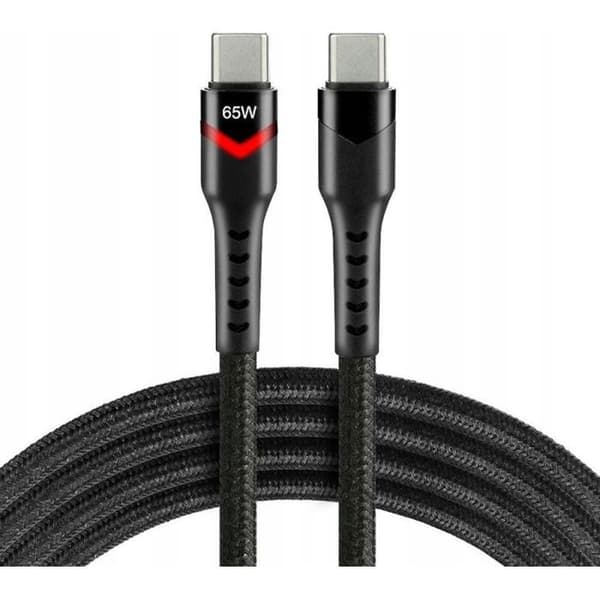 USB-C-kabel - EVERACTIVE - CBB-2PDR - 2 m - Hållbar flätad - USB 3.0 hög hastighet