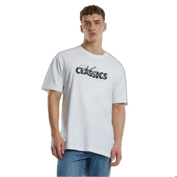 T-shirt oversize Urban Classics Cursive Bold Logo Heavy vit XXXXL
