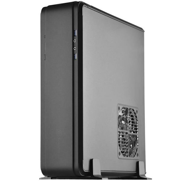 SilverStone SST-FTZ01B-E - Fortress High End Mini-ITX Gaming PC-fodral, ATX PSU som tillval, svart