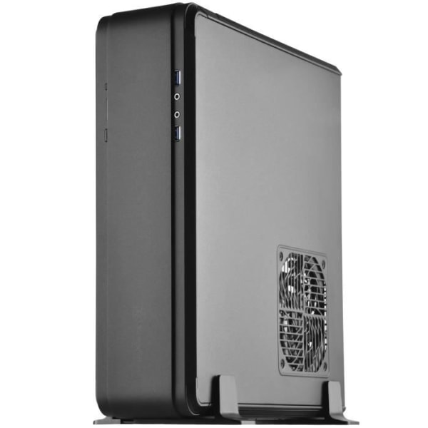 SilverStone SST-FTZ01B-E - Fortress High End Mini-ITX Gaming PC-fodral, ATX PSU som tillval, svart Svart