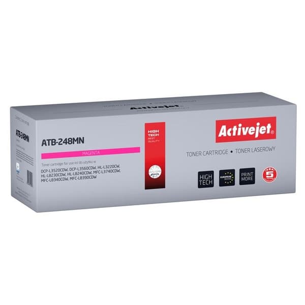 Toner - ACTIVEJET - ATB-248MN - Magenta - Kapacitet 1000 sidor - Supreme-version