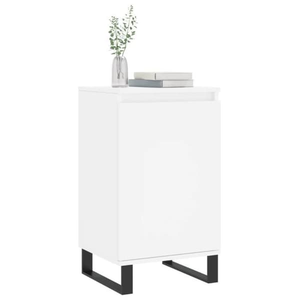 vidaXL Skänkar 2 st Vit 40x35x70 cm Konstruerat trä 831069
