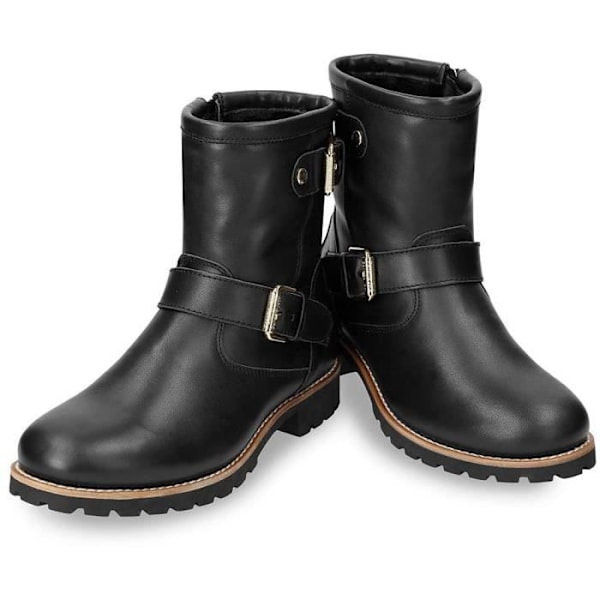 Panama Jack Felina Igloo Traveler W Boots - Vit - Dam - Högt - Spänne - Läder Svart 41
