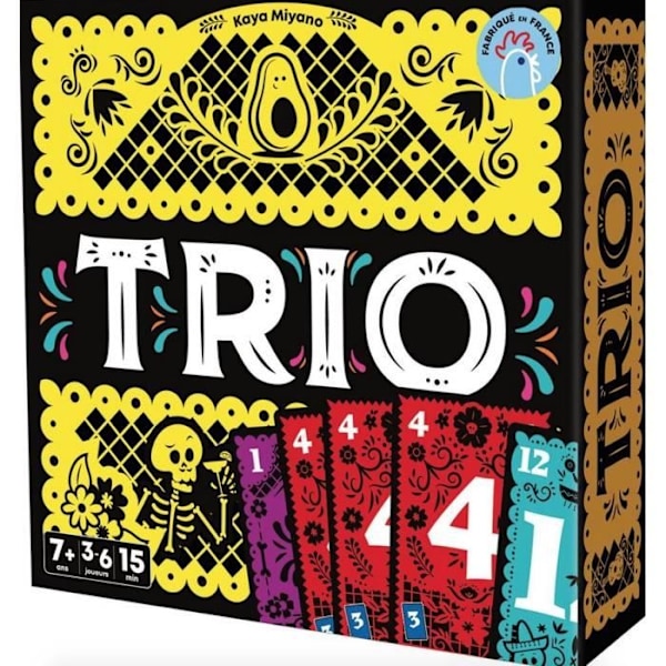 Trio - Asmodee - Från 7 år Röd