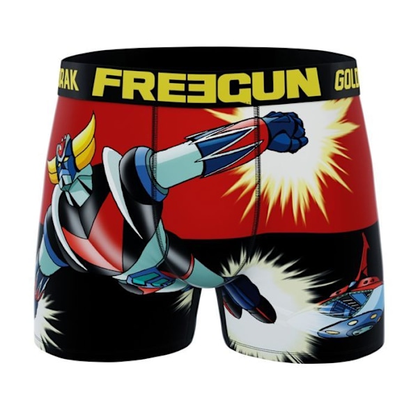Freegun Boxer Herr GOLDORAK, Kalsong Herr - Röd (3-pack) Flerfärgad M
