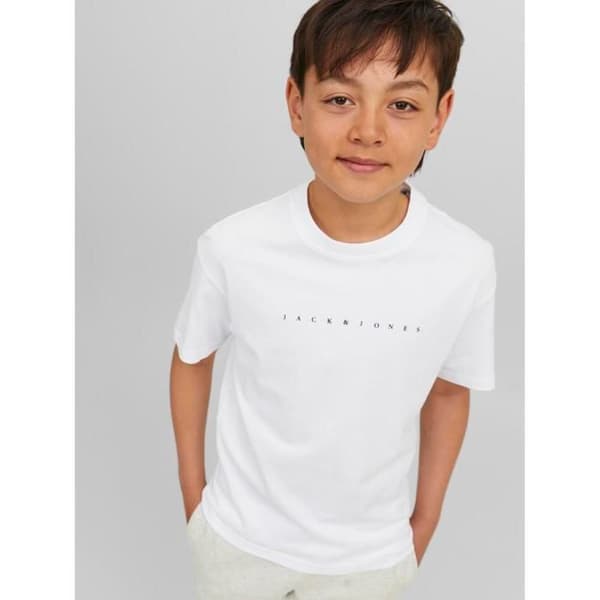 T-shirt barn Jack & Jones Star - vit Vit 12 år