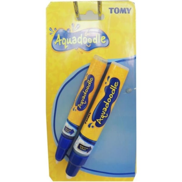 AQUADOODLE - TOMY - Förpackning med 2 påfyllningspennor - Att rita utan att fläcka Blå