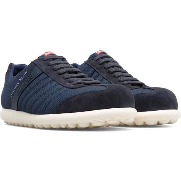 Sneakers för män - CAMPER - Pelotas xlite - Blå - Platta - Snören - Textil Blå 42