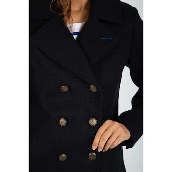 Manteau caban damkläder Armor-Lux pointe du raz svart 38