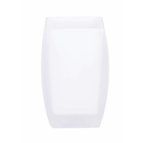 SPIRELLA Badrumsglas Freddo - 10,5 x 7 x 7cm - Vit Vit