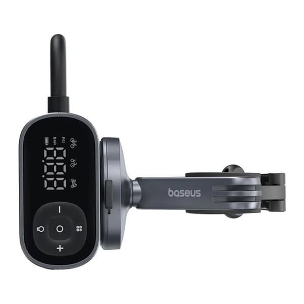 Bärbar kompressor - BASEUS - C1116900010121-00 - Digital visning - 1750 mAh - Svart