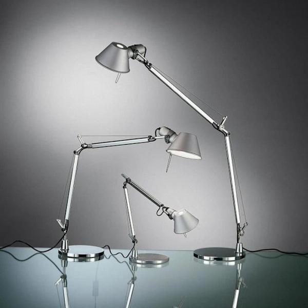 TOLOMEO MICRO-LED bordslampa H37cm Anodiserad aluminium Artemide | designad av Michele De Lucchi & Giancarlo Fassina