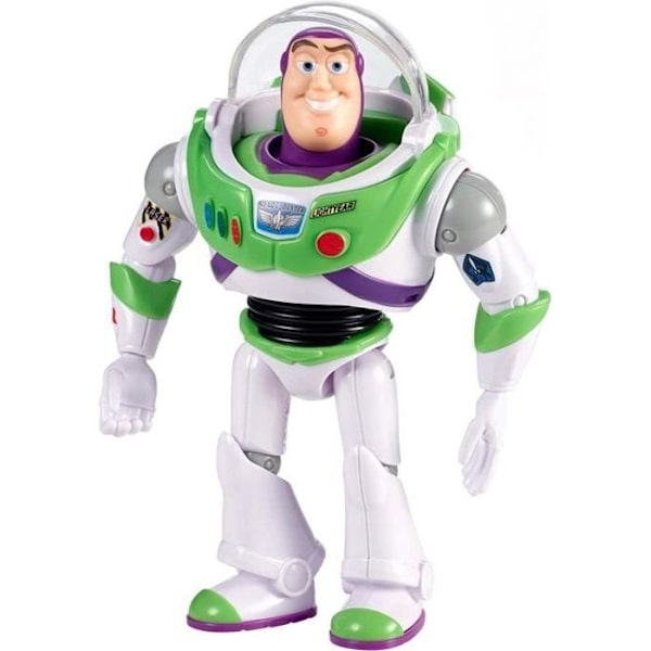 Buzz Lightyear ledad figur - MATTEL - Toy Story - Sköld - 18 cm