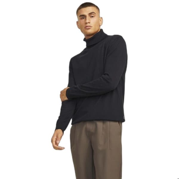 Pull col roulé Jack & Jones Ebasic - svart svart M