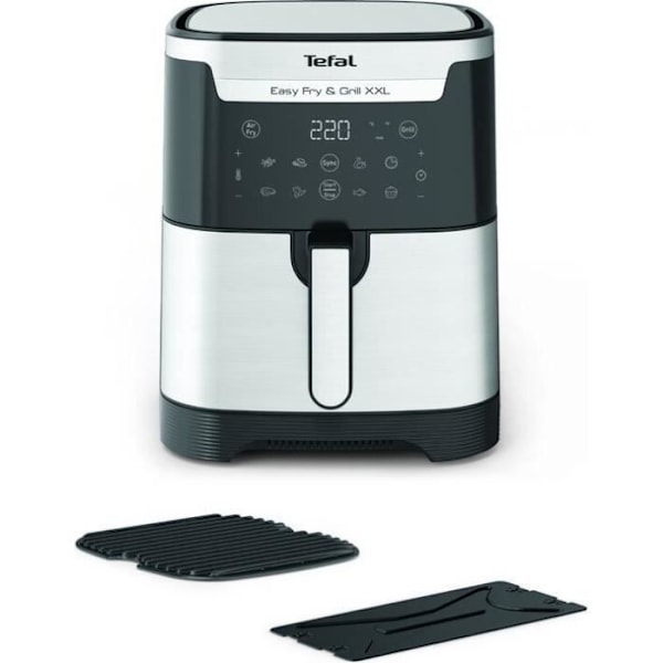 Fritös - Tefal - EY801D - Svart - Variabel temperatur - Kompakt Svart
