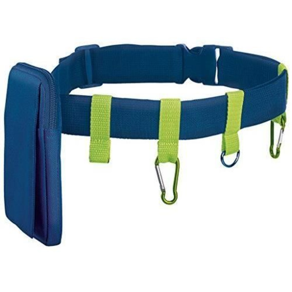 Accessoar utomhus - Moses - 9767 - Justerbar - Inbyggd väska - Tre karbinhakar blå