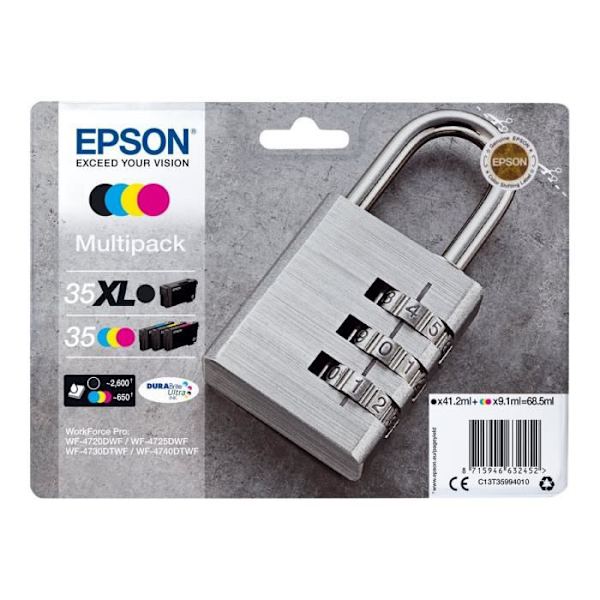 Epson DURABrite Ultra 35XL bläckpatron - Svart, Cyan, Magenta, Gul - Bläckstråle - 4