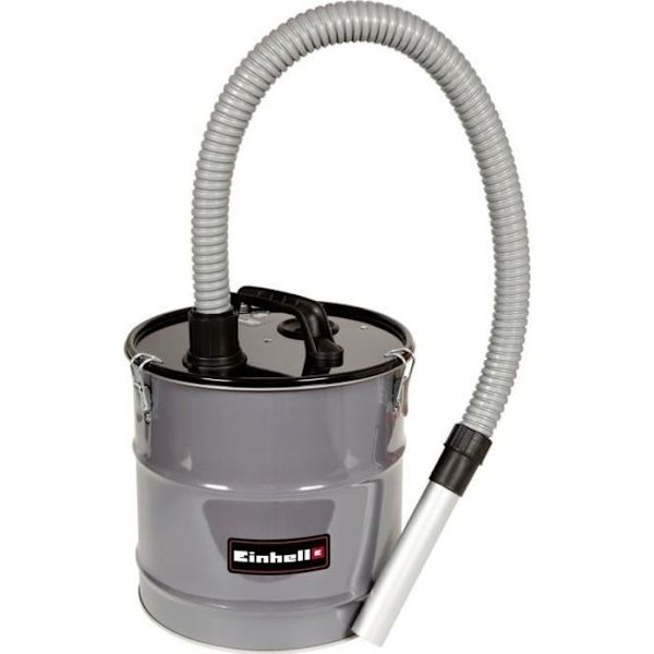Asktom behållare - EINHELL - AFF 18 - Kapacitet 18 L - 1 m slang - Tvättbart filter Grå