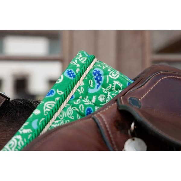 Sadelunderlag Velvet tryck Blommig MIXTE - Kentucky