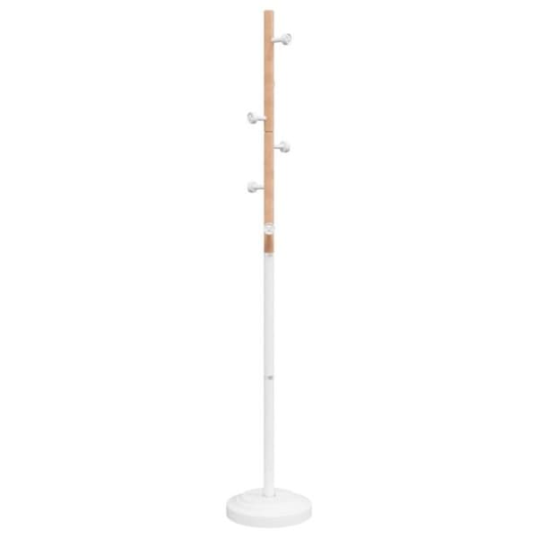 Vit hängare vit 177 cm pulverbelagt järn Vit