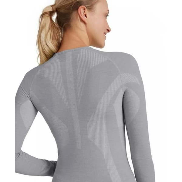 T-shirt med långa ärmar dam Falke Wool-Tech - grå grå M