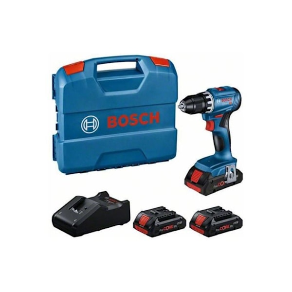 Batteridriven Borrskruvdragare - Bosch - GSR 18V-45 - Kolfri Motor - 45 Nm - 1 900 varv/min
