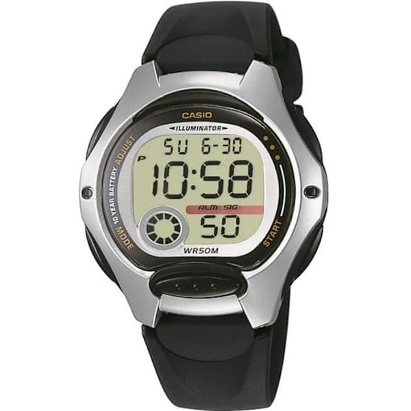 CASIO Barnklocka LW-200-1AVEF - Pojke - Svart - 5 bar Svart