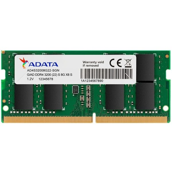 RAM-minne - AD4S32008G22-SGN - DDR4 - 8 GB - 3200 MHz - SO-DIMM