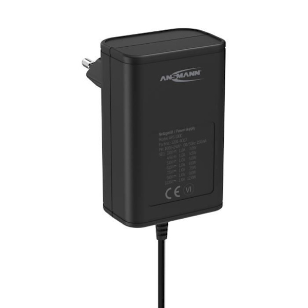 ANSMANN Universaladapter APS 1000 för många enheter