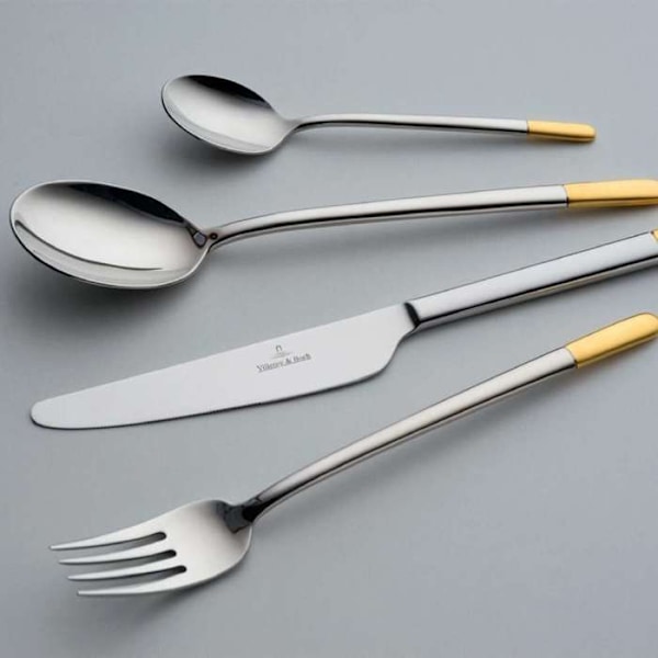 Villeroy & Boch Ella teilvergoldet Tafelbesteck 24tlg. 12-6351-9030