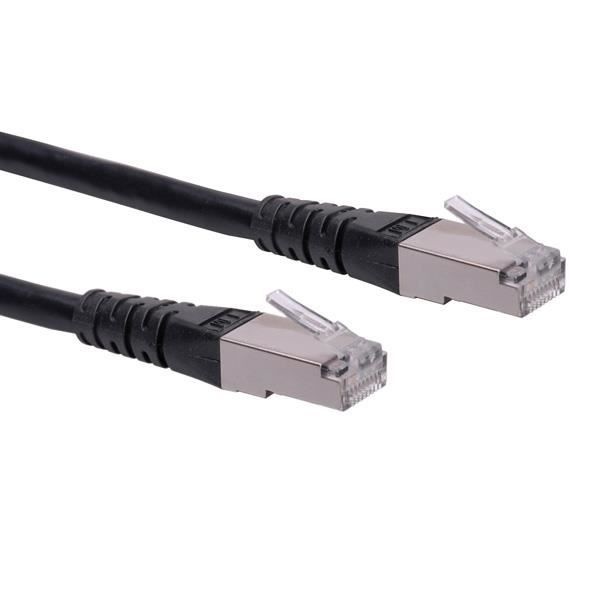 ROLINE CABLE S/FTP, CAT6, SVART, 0,3M 21.15.1315