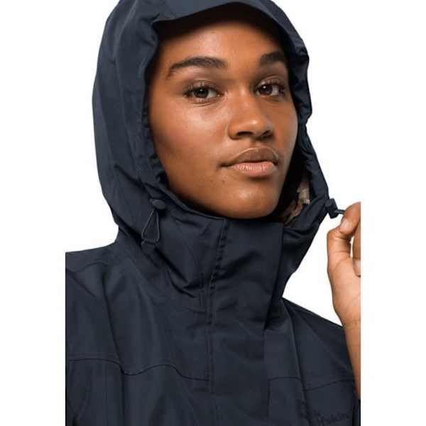 Jack Wolfskin Cape York Paradise damparkas - nattblå - M - Vattentät - Andas - Vandring nattblå M