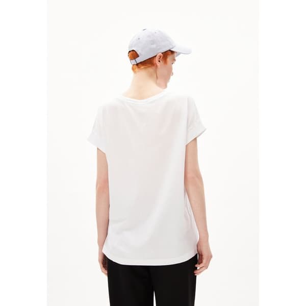 T-shirt dam ARMEDANGELS Idaara - vit Vit M