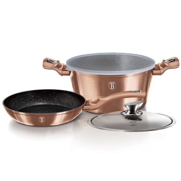 Set bestick - uppsättning bestick Berlinger haus - BH-6070 - BH-6200 KATEGORI OCH STEKPANNA I ROSÉGULD