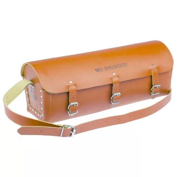 Väska - Facom - 703232 - Brunt läder - Förstärkta ämnen - 405x145x125 mm